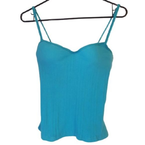 Basic Editions Built In Bra Tank Top Cami - Picture 1 of 5